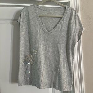 Lilly Pulitzer Size Small Daley Tee Iridescent Graphic Flamingo. NWT